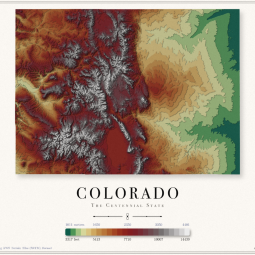 Colorado Elevation Map